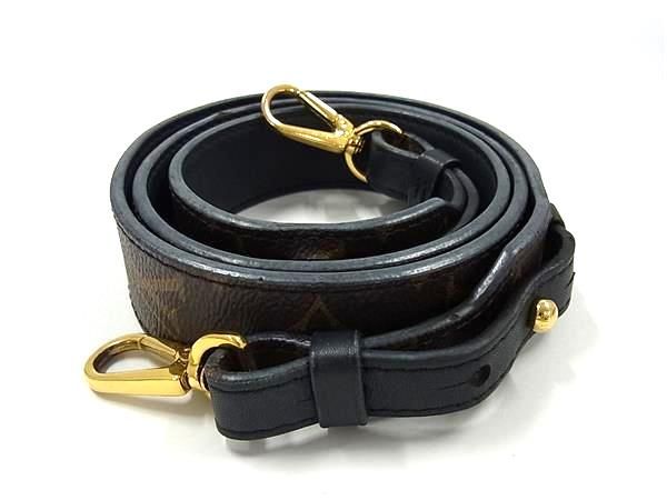 ■美品■LOUIS VUITTON ルイヴィトン モノグラム バッグ用 ショルダーストラップ 肩掛け レディース ブラウン系×ブラック系 GA2053 □美品□LOUIS VUITTON ルイヴィトン モノグラム バッグ用 ショルダー