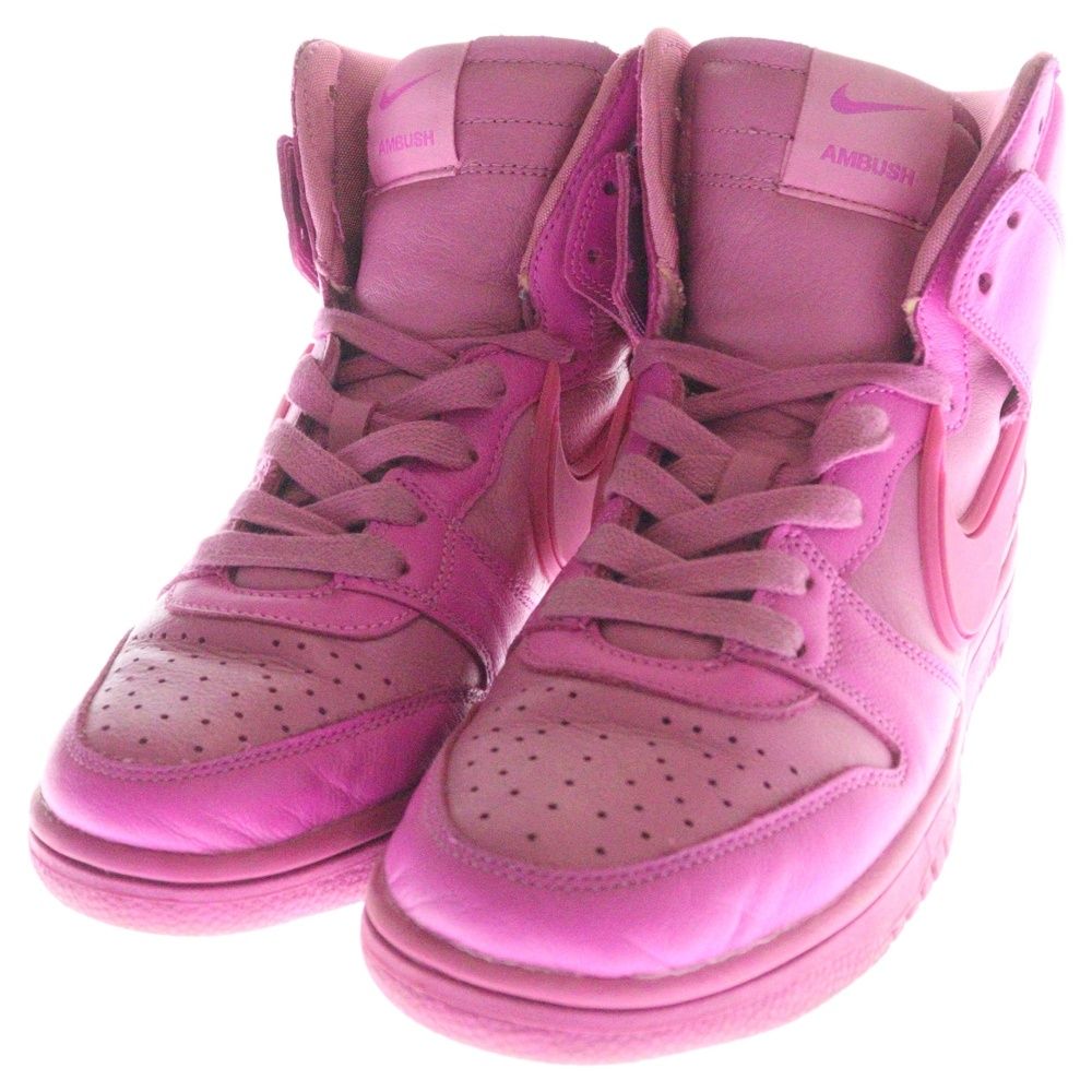 24cm（US5) Nike AMBUSH ピンク ハイカットスニーカー Dunk High x AMBUSH 'Cosmic Fuchsia' Release Date . Nike SNKRS