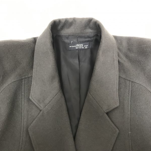 日本製☆LEANNE☆カシミヤ100％/ロングコート【サイズF/グレー系  