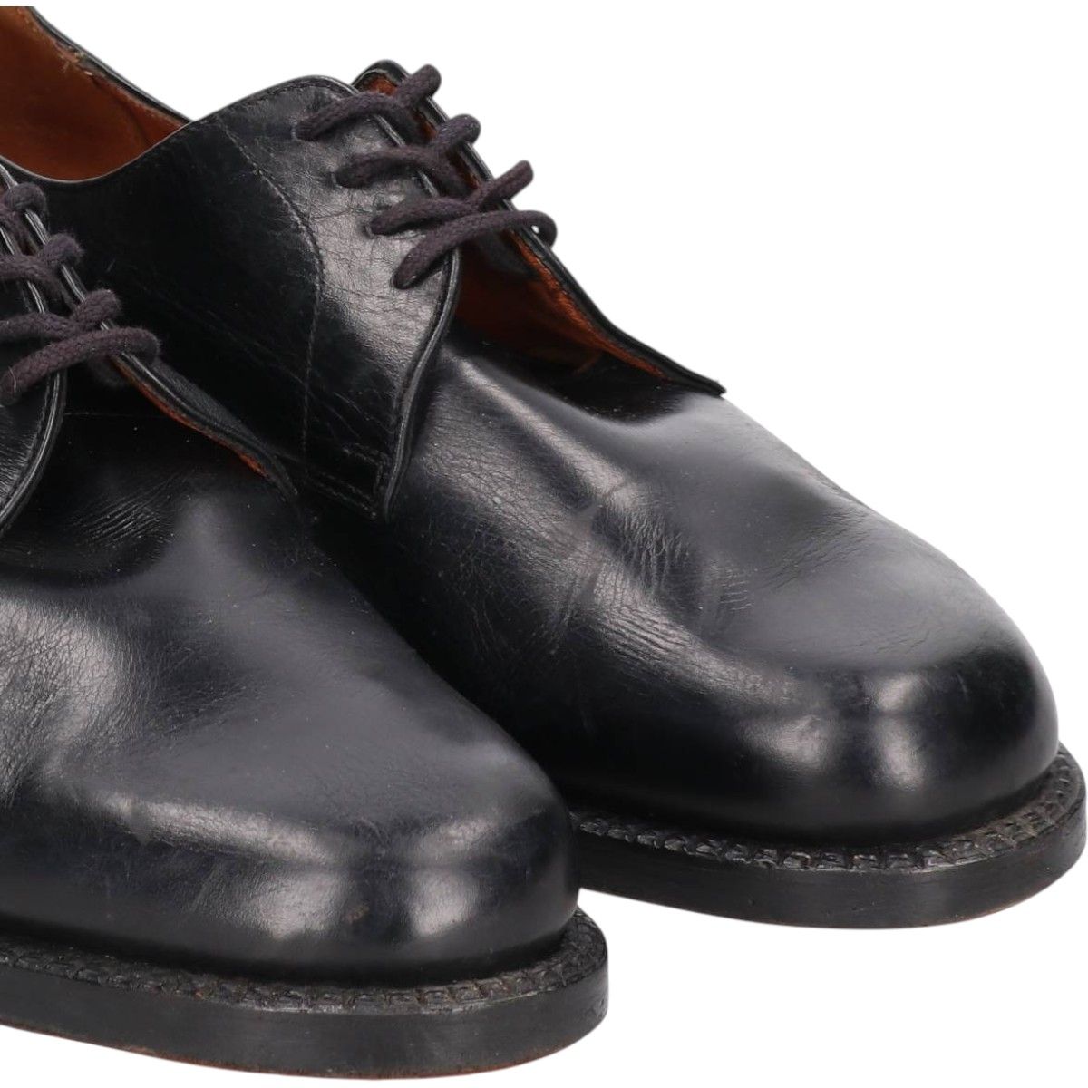  古着 プレーントゥシューズ イタリア製 43 B メンズ28.0 cm相当 saa 014331 デッキシューズ 靴