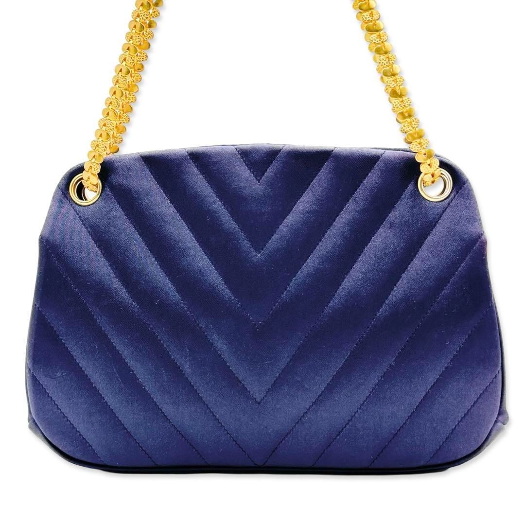 CHANEL シャネル ココマーク Vステッチ チェーン ハンドバッグ 