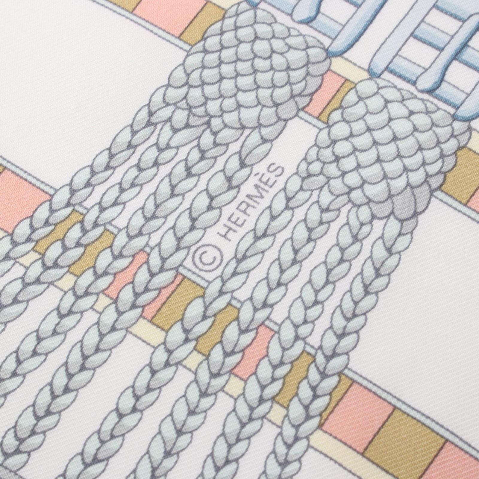 エルメス HERMES スカーフ カレ90 Sangles en Zigzag マルチカラー