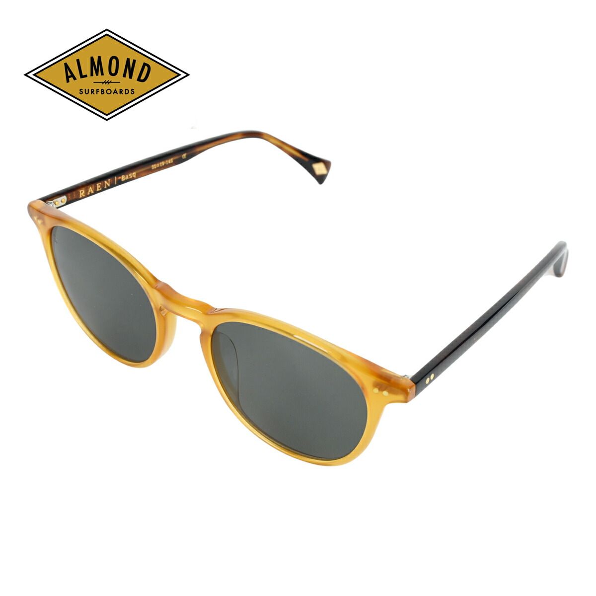 Almond Surf X RAEN アーモンドサーフ レイン ALMOND×RAEN SUNGLASS メンズ レディース ハニー×グリーン OS AR003