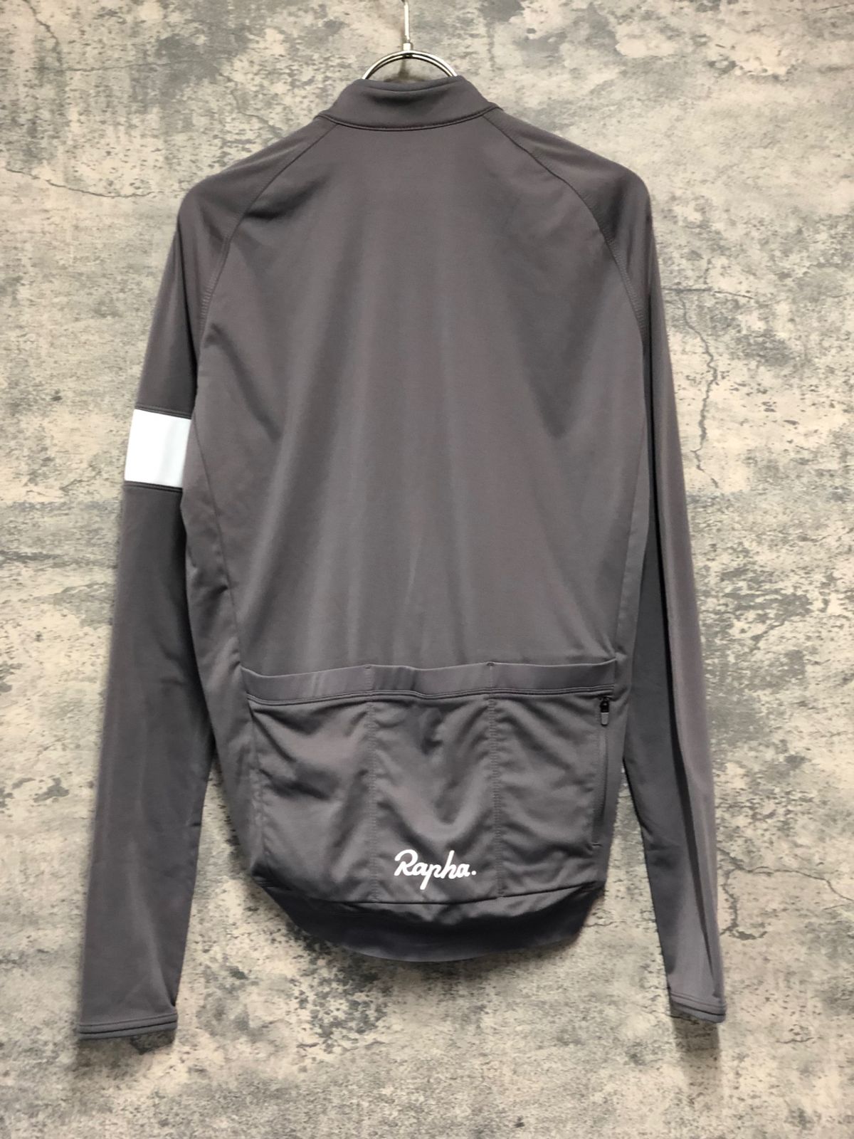 JK140 ラファ Rapha CORE LONG SLEEVE JERSEY 長袖 サイクルジャージ グレー S