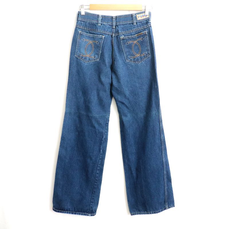 70s Denim Pants デニム パンツ フレア 70s vintage フレア デニムパンツ レディース XS~Sサイズ相当 - メルカリ