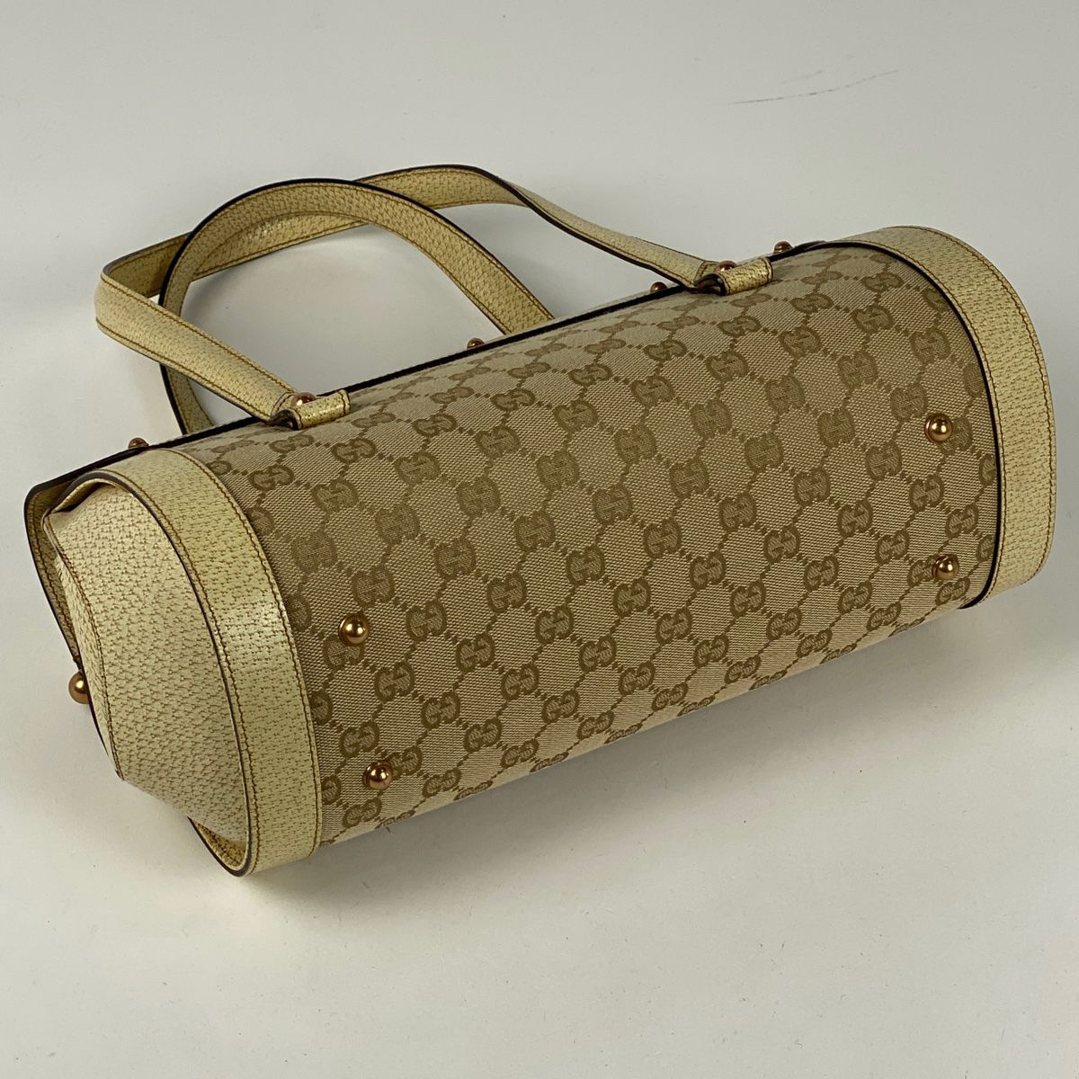グッチ GUCCI GG柄 バンブー ハンドバッグ 肩掛け ショルダー