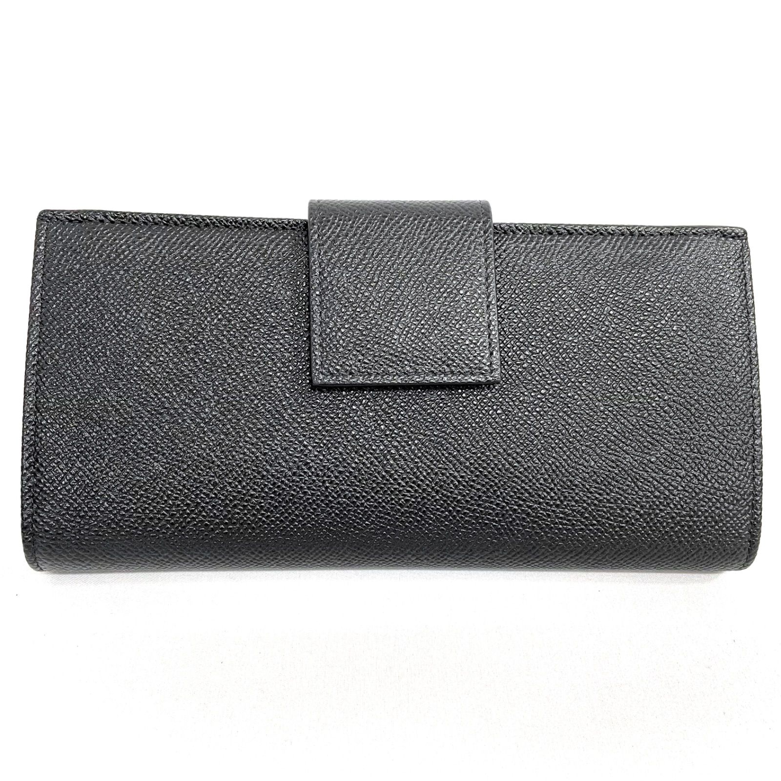 美品】 BVLGARI ブルガリ ロゴクリップ 長財布 ブラック 30416 RFID(IC 