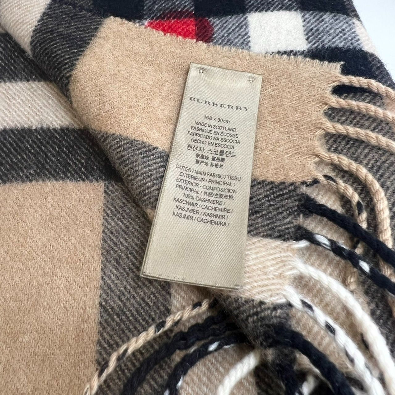 注目の福袋！ BURBERRY バーバリー マフラー カシミア100％ 迷彩