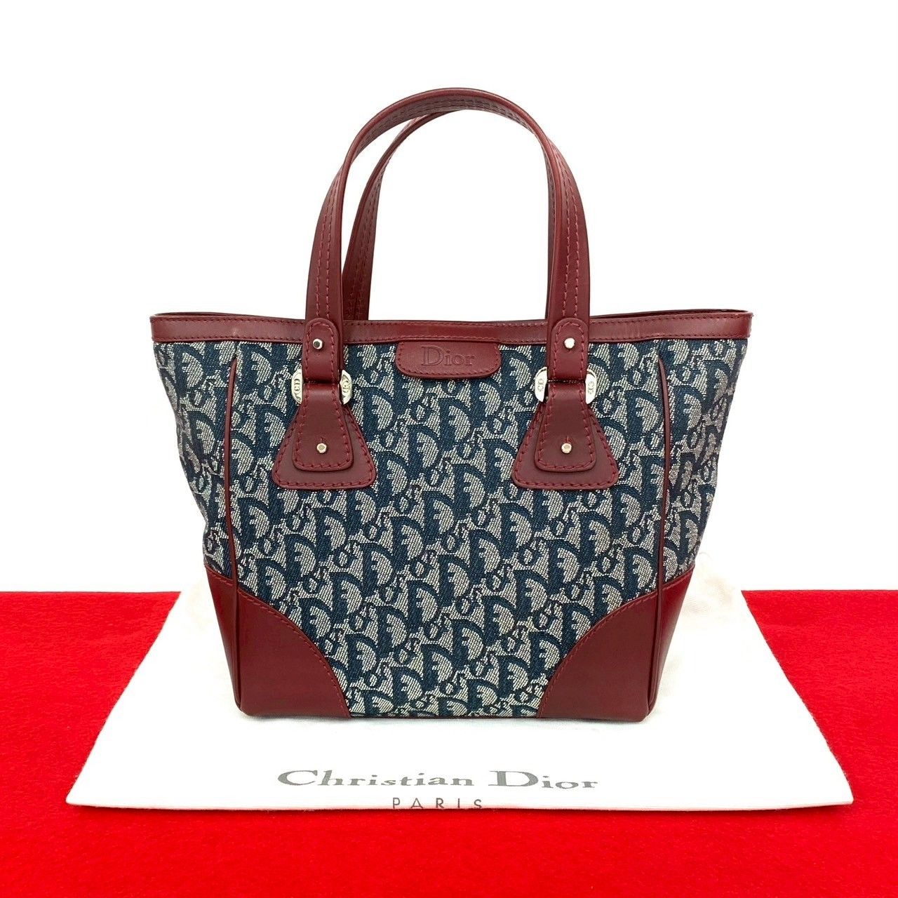 極 美品 袋付き Christian Dior ディオール トロッター 柄 極 美品 袋付き Christian Dior ディオール トロッター 柄