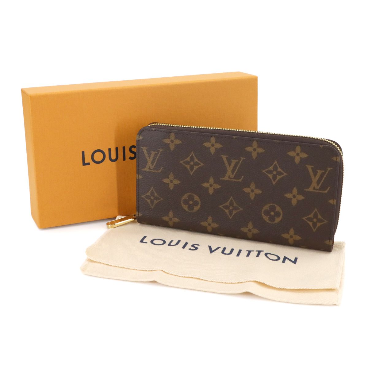 LOUIS VUITTON ジッピーウォレット モノグラム PVC ブラウン ジッピーウォレット・ホリゾンタル LV アエログラム｜ルイ