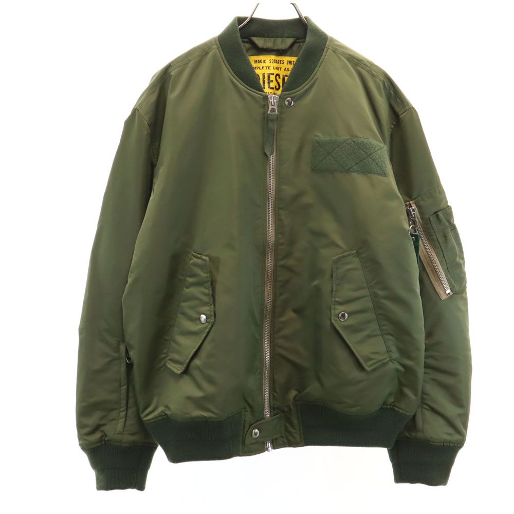 メンズ 【美品】 DIESEL ディーゼル ナイロンジャケット MA-1ブルゾン