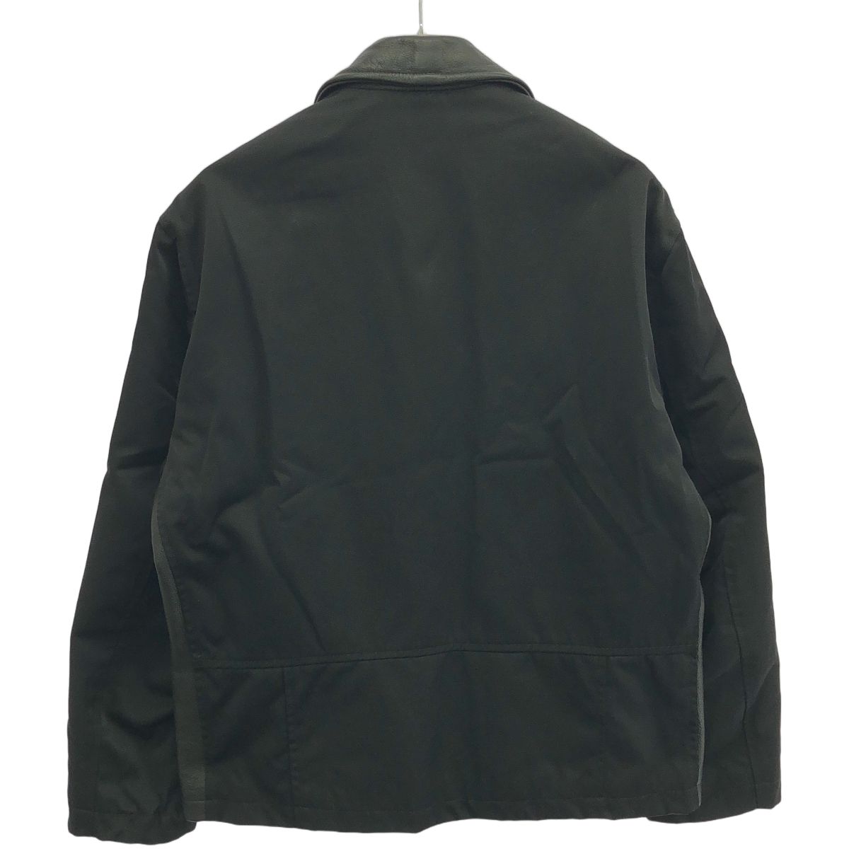 ANTONIO MIRO アントニオミロ　レザージャケット　フルジップ　黒 ANTONIO MIRO アントニオ ミロ ナイロン切替ジップアップレザー