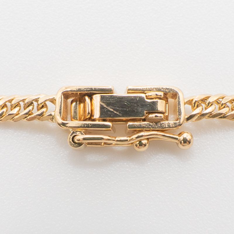  A K 18 18金 喜平ネックレス 6面カットダブル 50 cm 10 g 造幣局刻印あり ホールマーク ネックレス アクセサリー