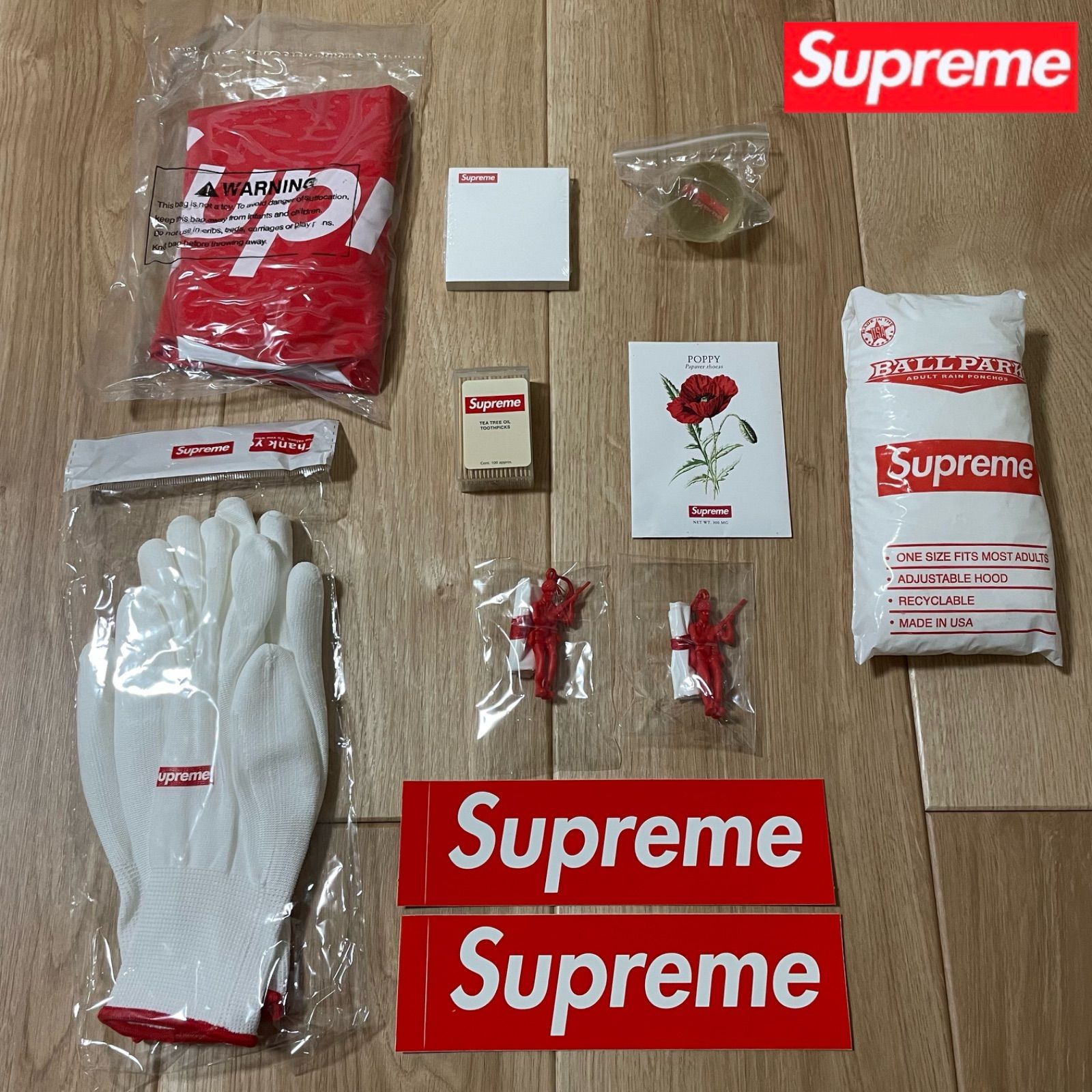 supreme ステッカー ノベルティ - スケートボード