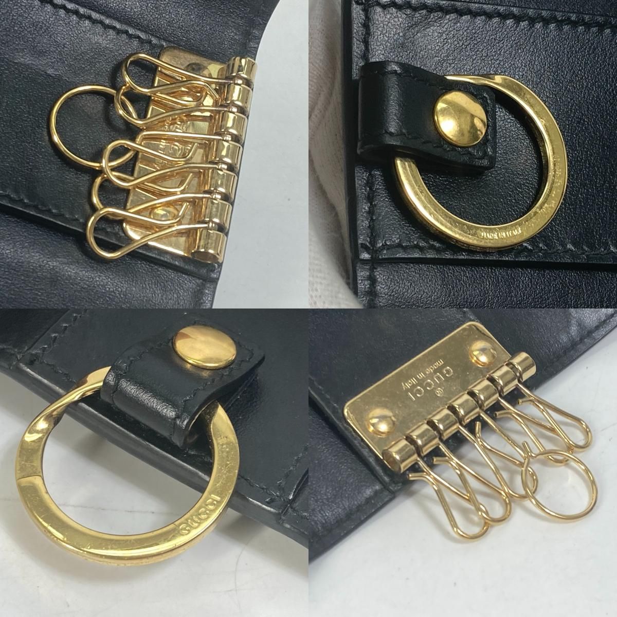 GUCCI キーケース 6連 楽天市場】【中古】GUCCI グッチ GGキャンバス 6連キーケース