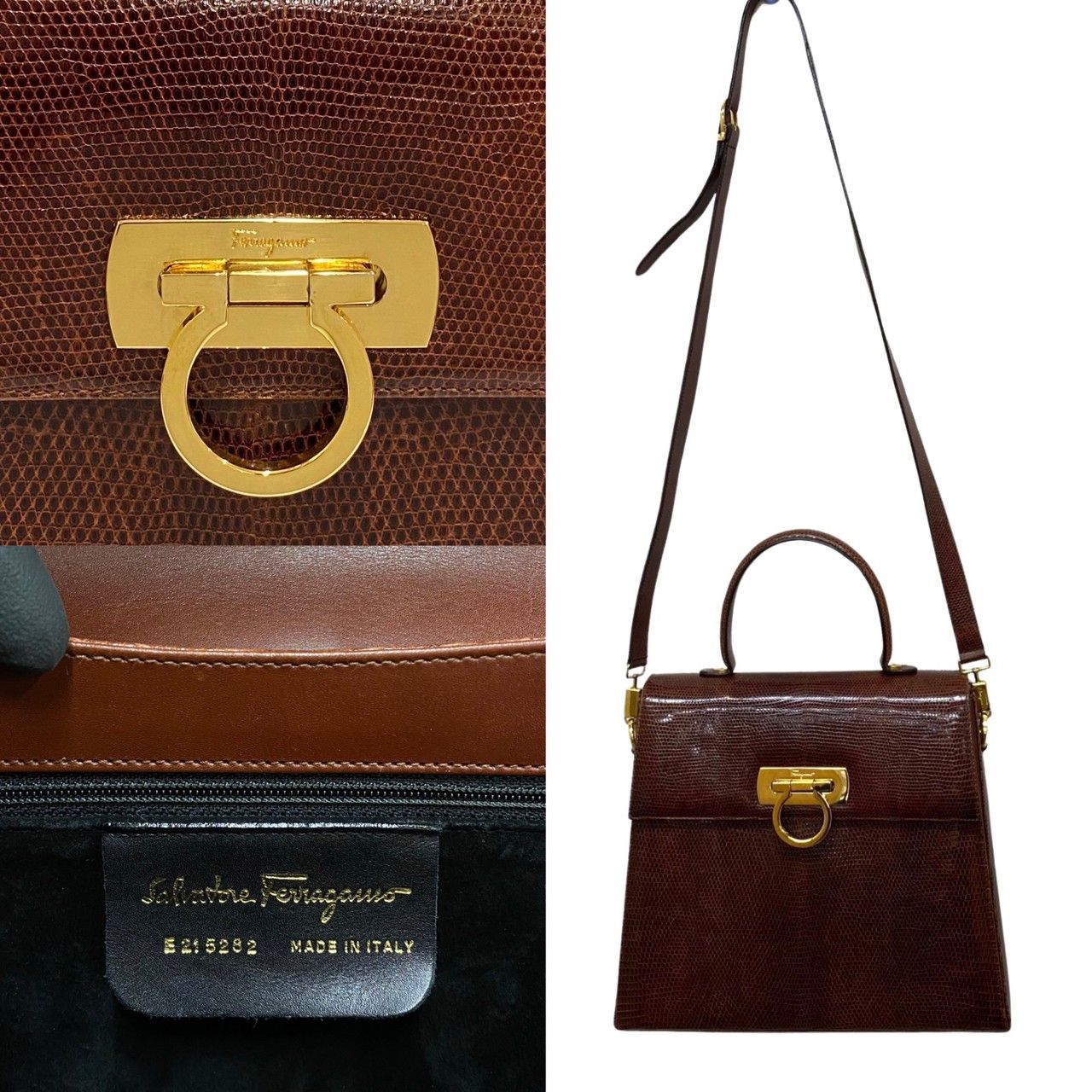 ほぼ未使用フェラガモSalvatore Ferragamo 保管袋付