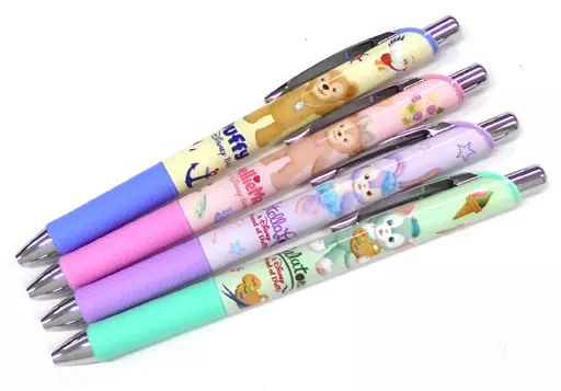 中古】ペン 集合 ボールペン4本セット 「Duffy and Friends-ダッフィー