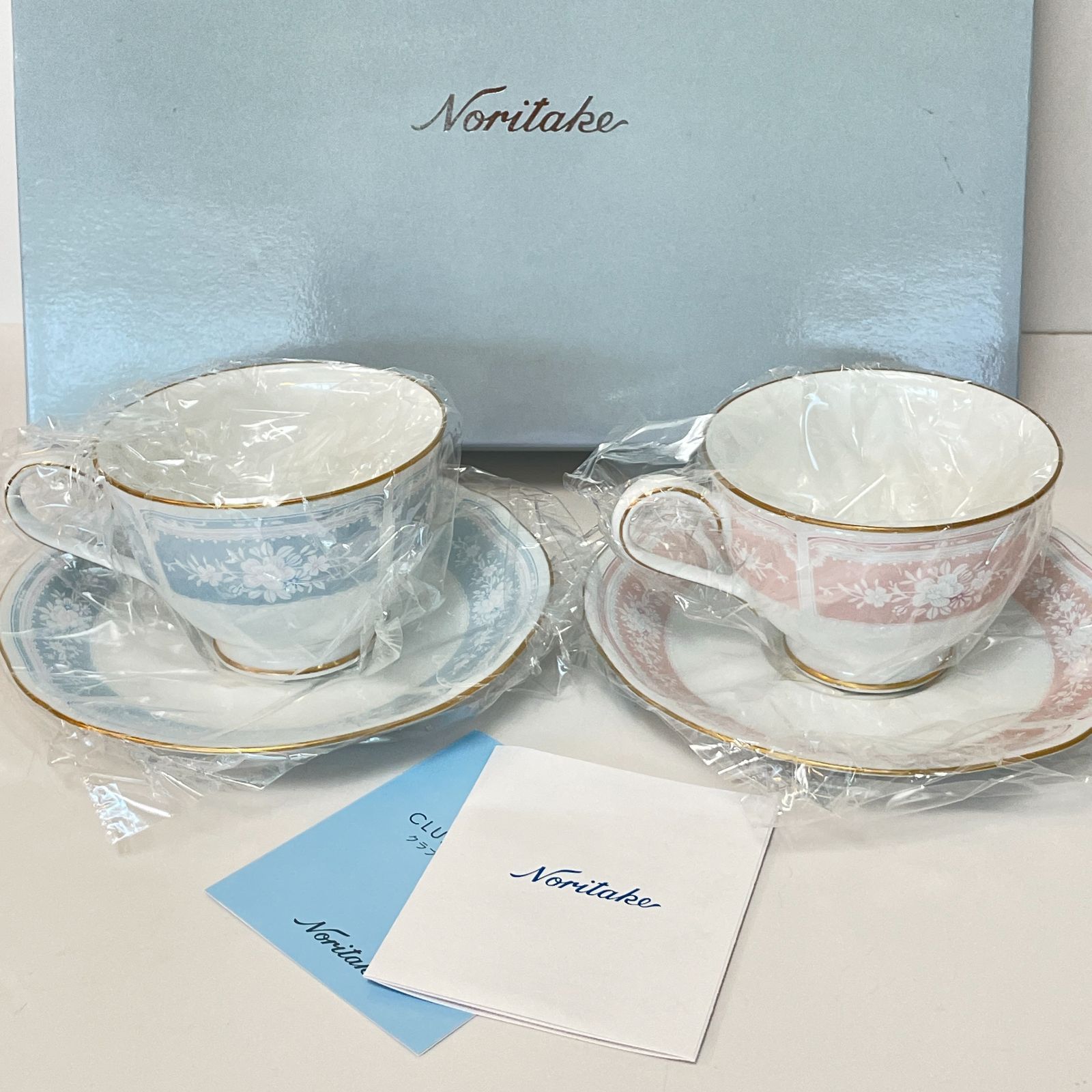 Noritake ノリタケ レースウッドゴールド カップ＆ソーサー 色変わり