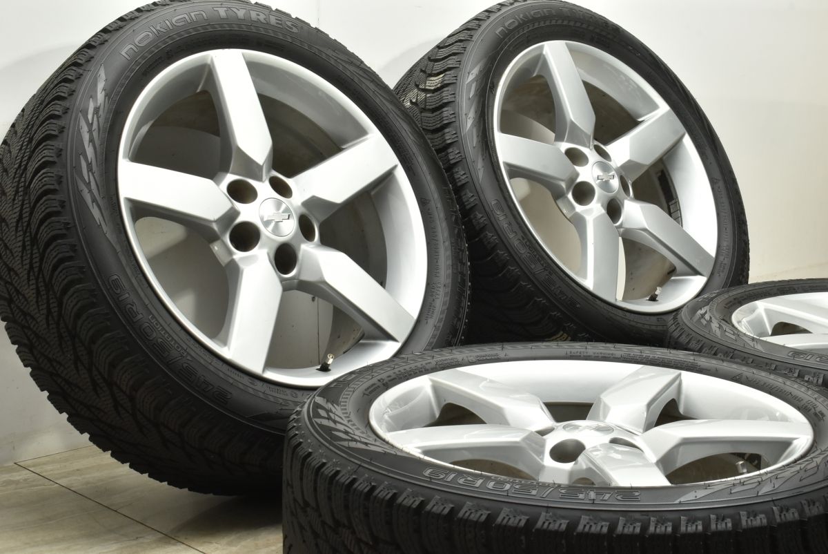 シボレー カマロ 純正 19in 8J 38 PCD120 ノキアン ハッカペリッタR3 SUV 245 50R19 品番 92197467 ノーマル戻し 交換用に