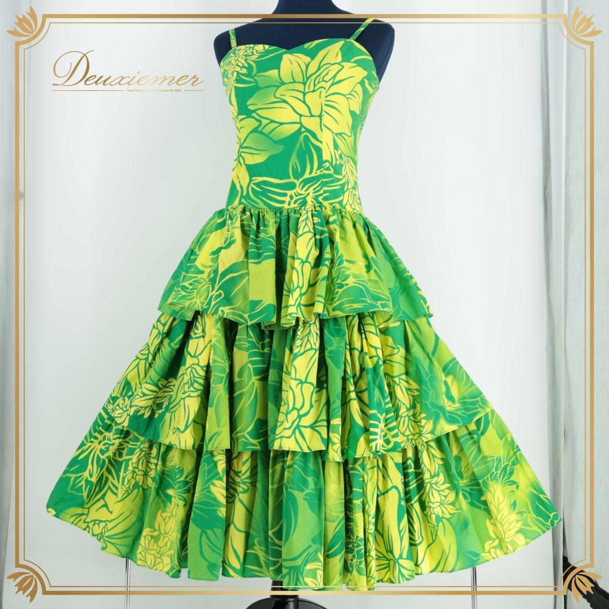 【新品未使用タグ付き】フラダンスドレス(CCFashions) size 5-6 新品未使用タグ付き】フラダンスドレス(CCFashions) size 5-6