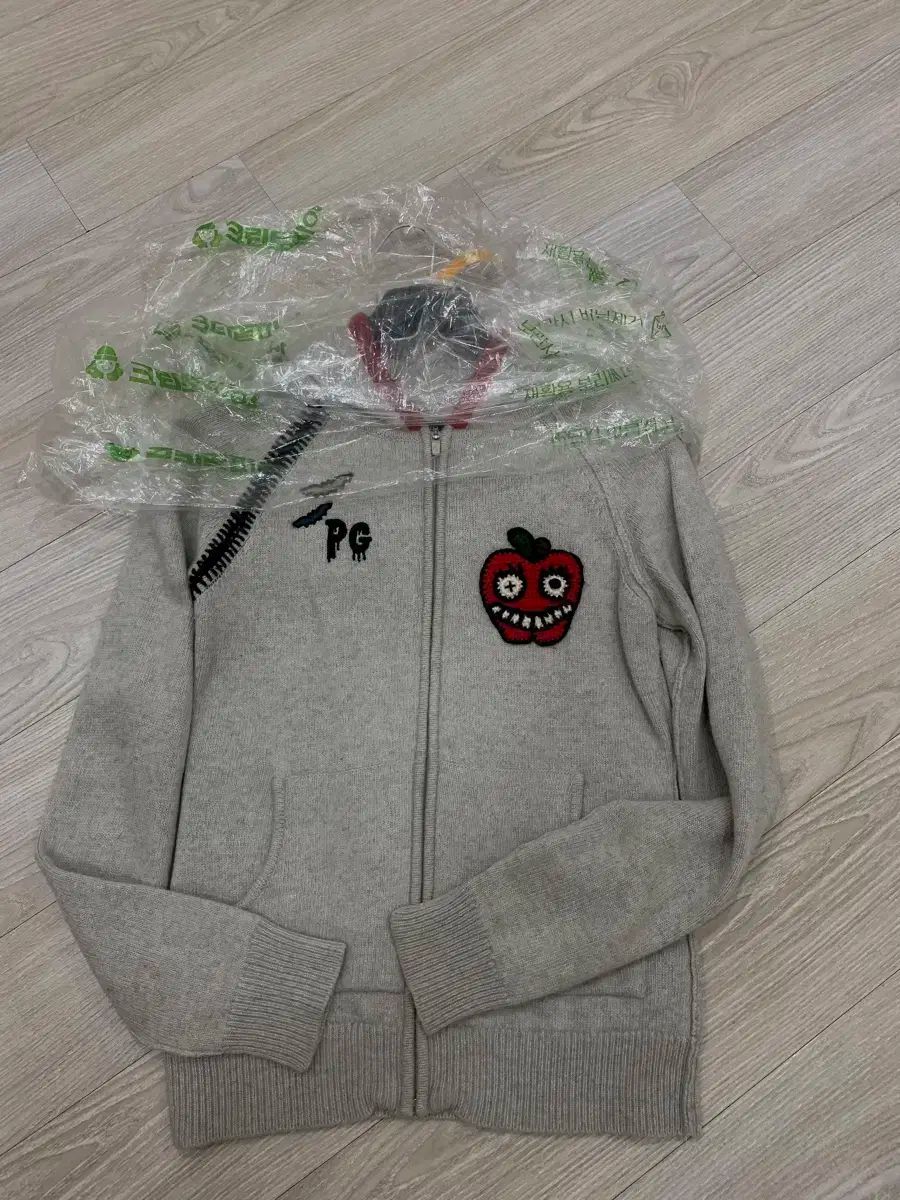 PG パーリーゲイツ ハロウィーン ゴルフ ニットジップアップ 防風機能 55