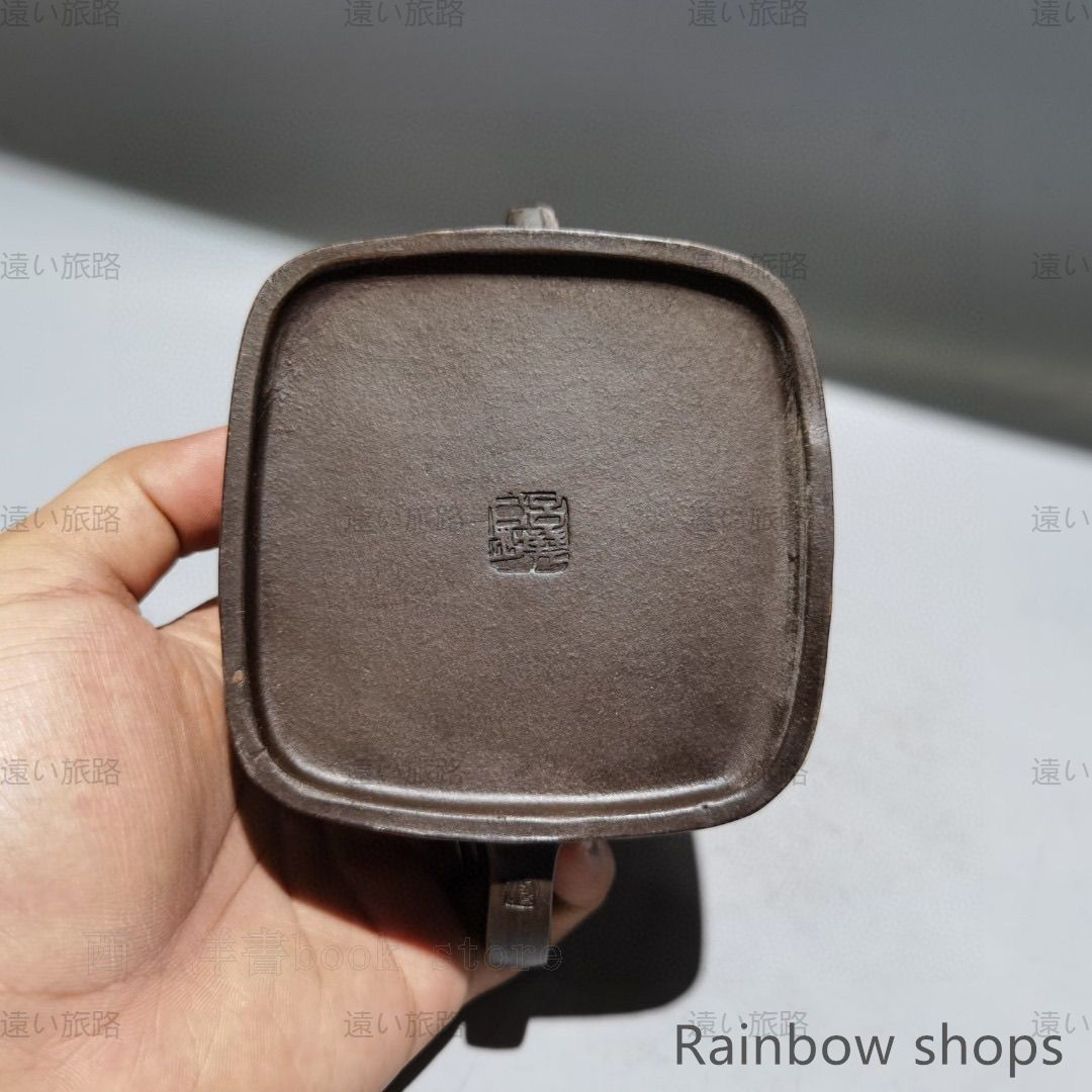 ☪ 紫砂壺?呂?晨作陶紋?紫砂壺?紫泥急須?茶道具?茶