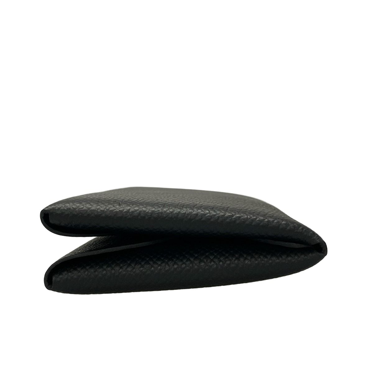 エルメス コインケース カルヴィ デュオ ブラック/シルバー金具