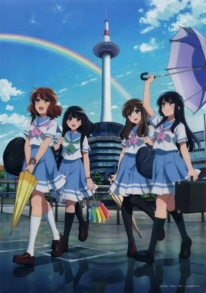 響け!ユーフォニアム　A3クリアポスター　5種　京都タワー　2024 A3クリアポスター】響け!ユーフォニアム×京都タワーホテル