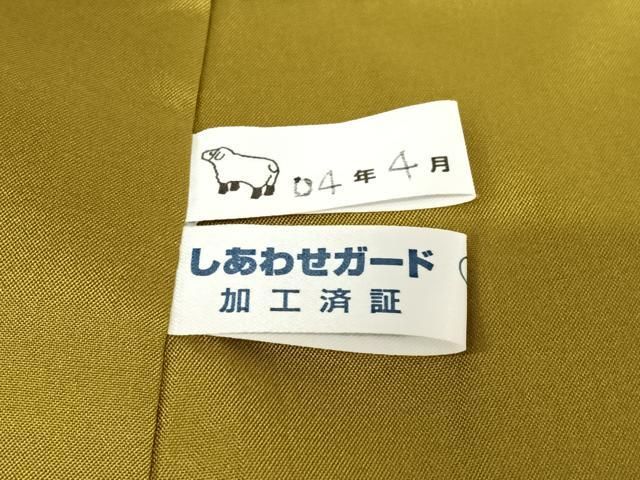 平和屋着物○紬 訪問着 道も織 ロートン織 正絹 逸品 AABA0232zg