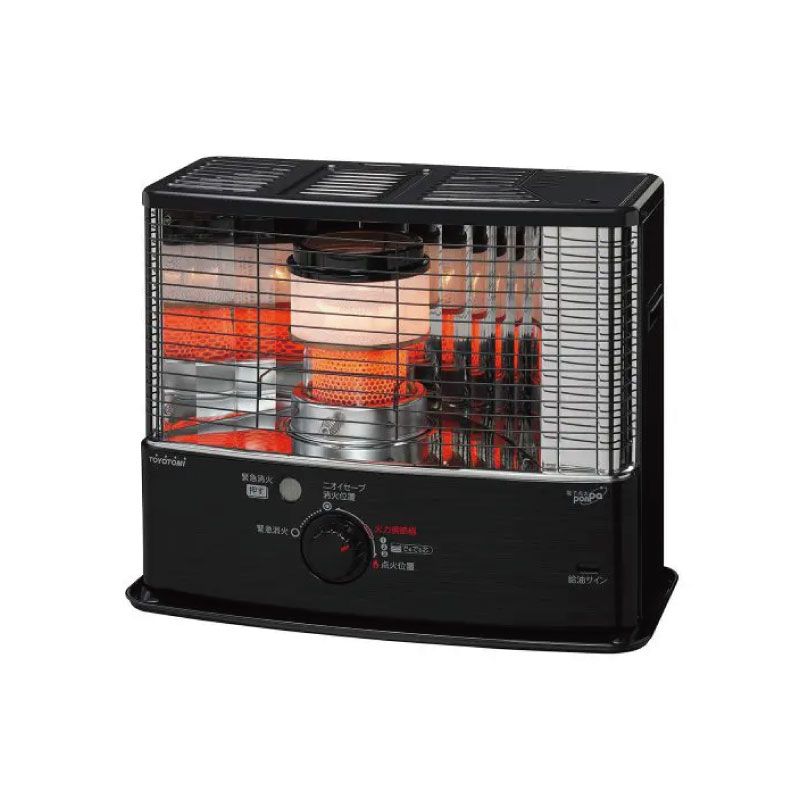 メーカー正規品 TOYOTOMI トヨトミ 石油ストーブ HRC-W3624-B 遠赤外線 消臭 ダブルクリーン 電子点火 安全設計