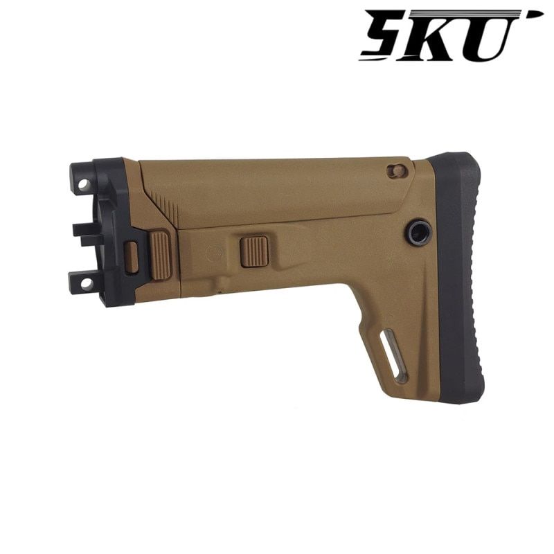 仮 5KU ACRタイプ CYMA MP5K AEG用 ストック TAN
