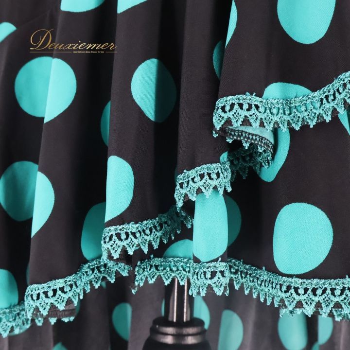 フラメンコ 衣装 ワンピース ドレス ボウタイ docedelflamenco