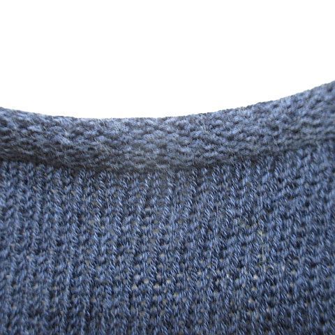 Picone ネイビー 長袖ニット L ピッコーネ PICONE 長袖 ニット セーター 38 紺系 ネイビー ロゴ