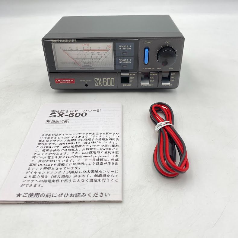 開封済・未使用品】第一電波工業 ダイヤモンド SX600 通過形SWR・パワー計（1.8525MHz・2センサー内蔵） A0902 1015ML010  0120241002100463 - メルカリ