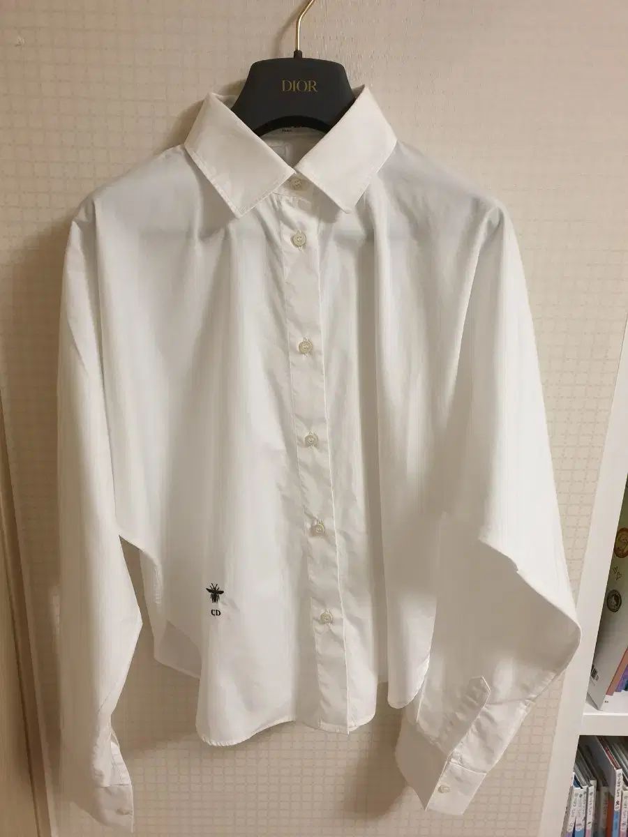 Dior ディオール ポプリン ブラウス 白 36
