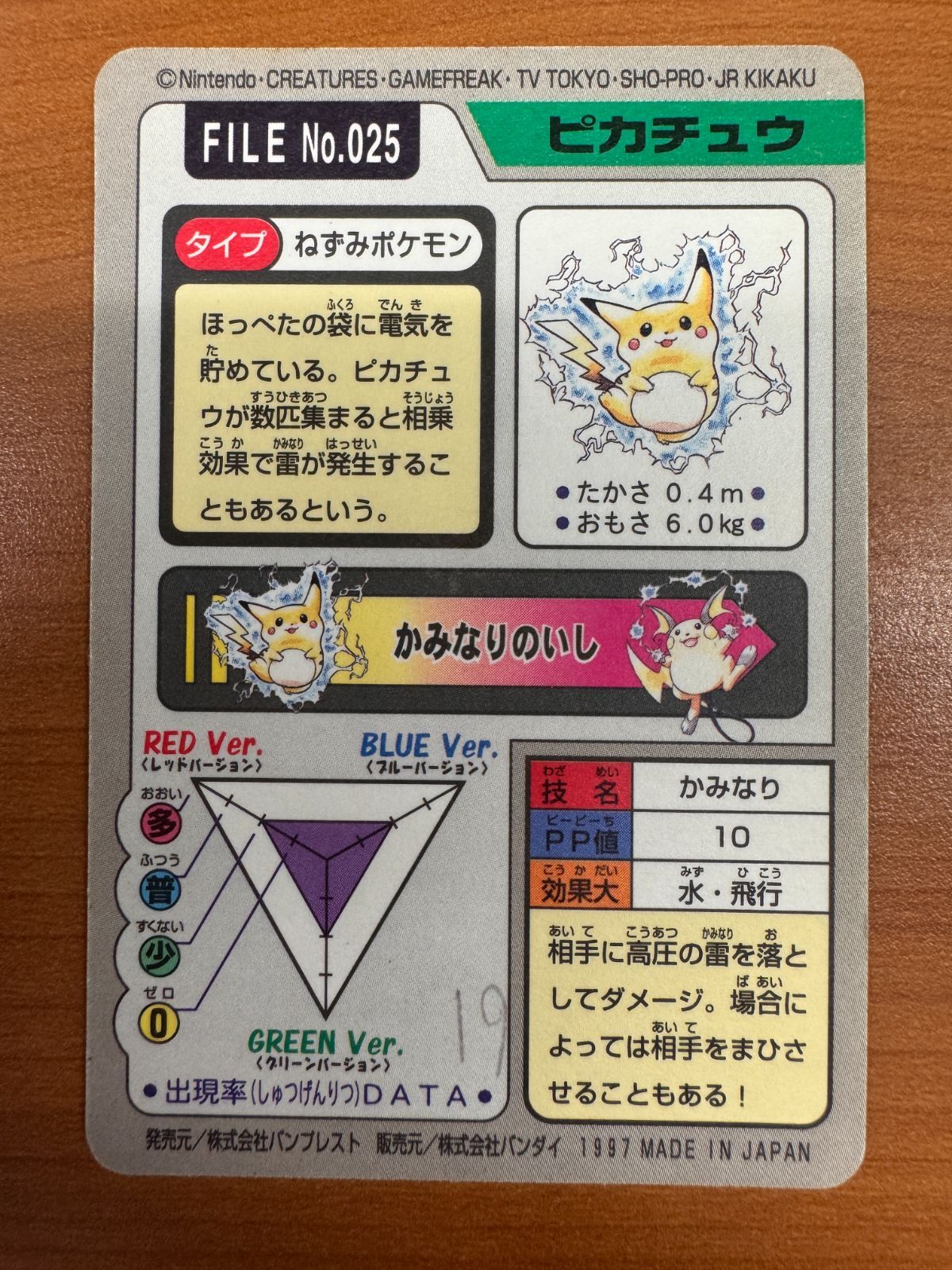 バンダイ ポケモンカードダス 赤緑混合 フルコンプリート 155枚