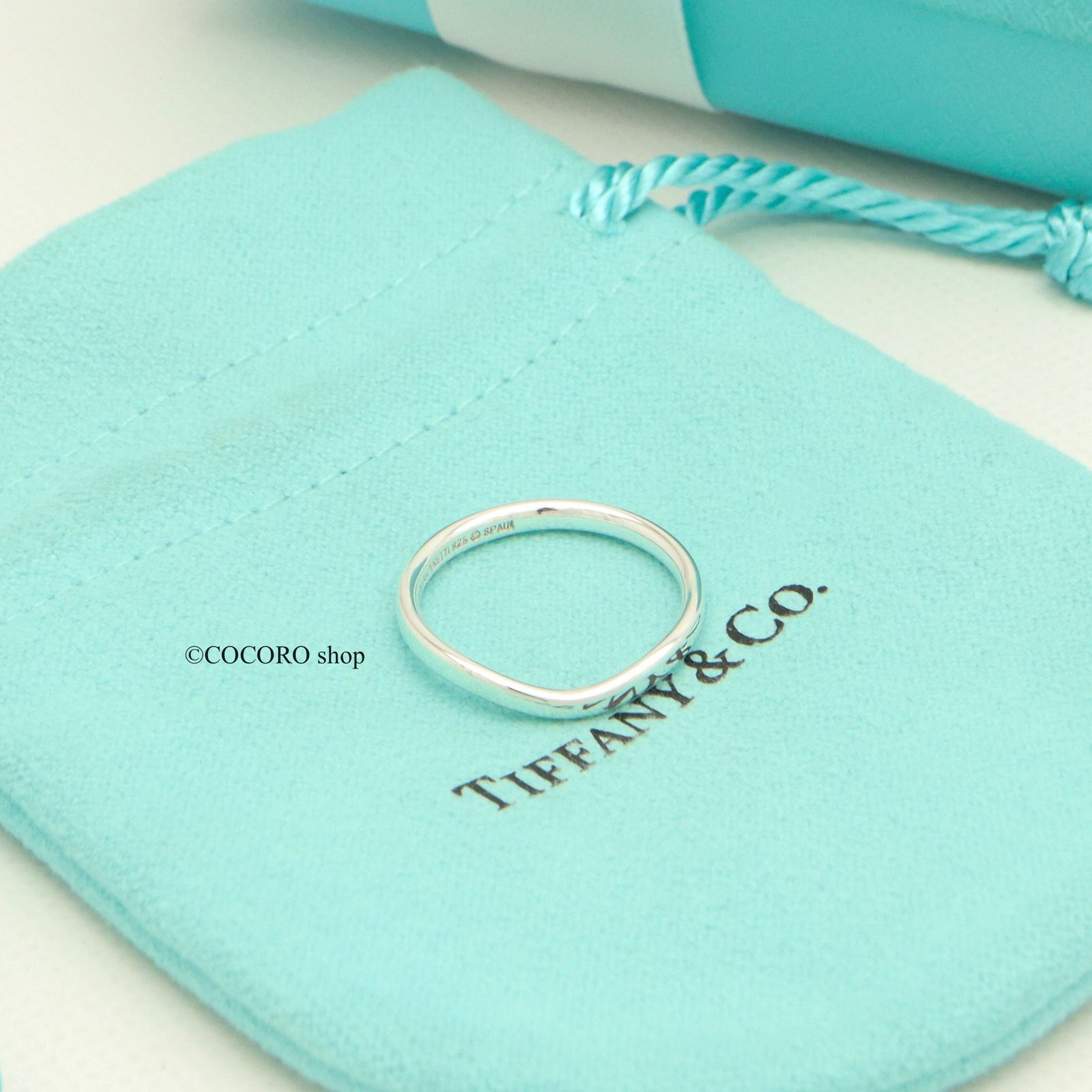 美品】ティファニー TIFFANY＆Co. カーブド バンド エルサペレッティ 
