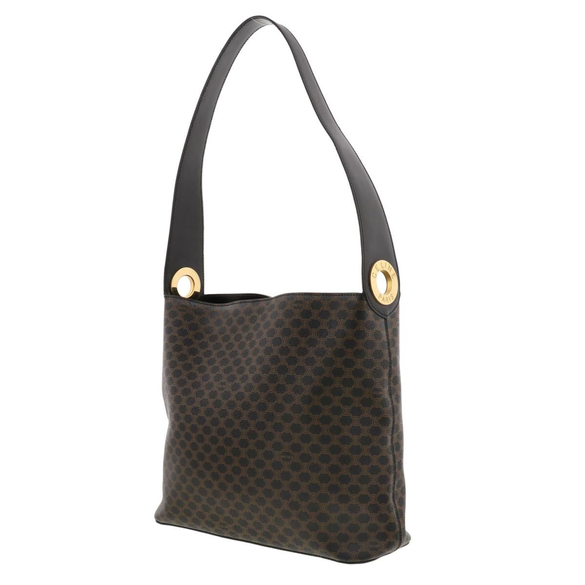 お値下げ品】【中古】CELINE （セリーヌ） ﾏｶﾀﾞﾑ ｻｰｸﾙ ﾜﾝｼｮﾙﾀﾞｰﾊﾞｯｸﾞ 