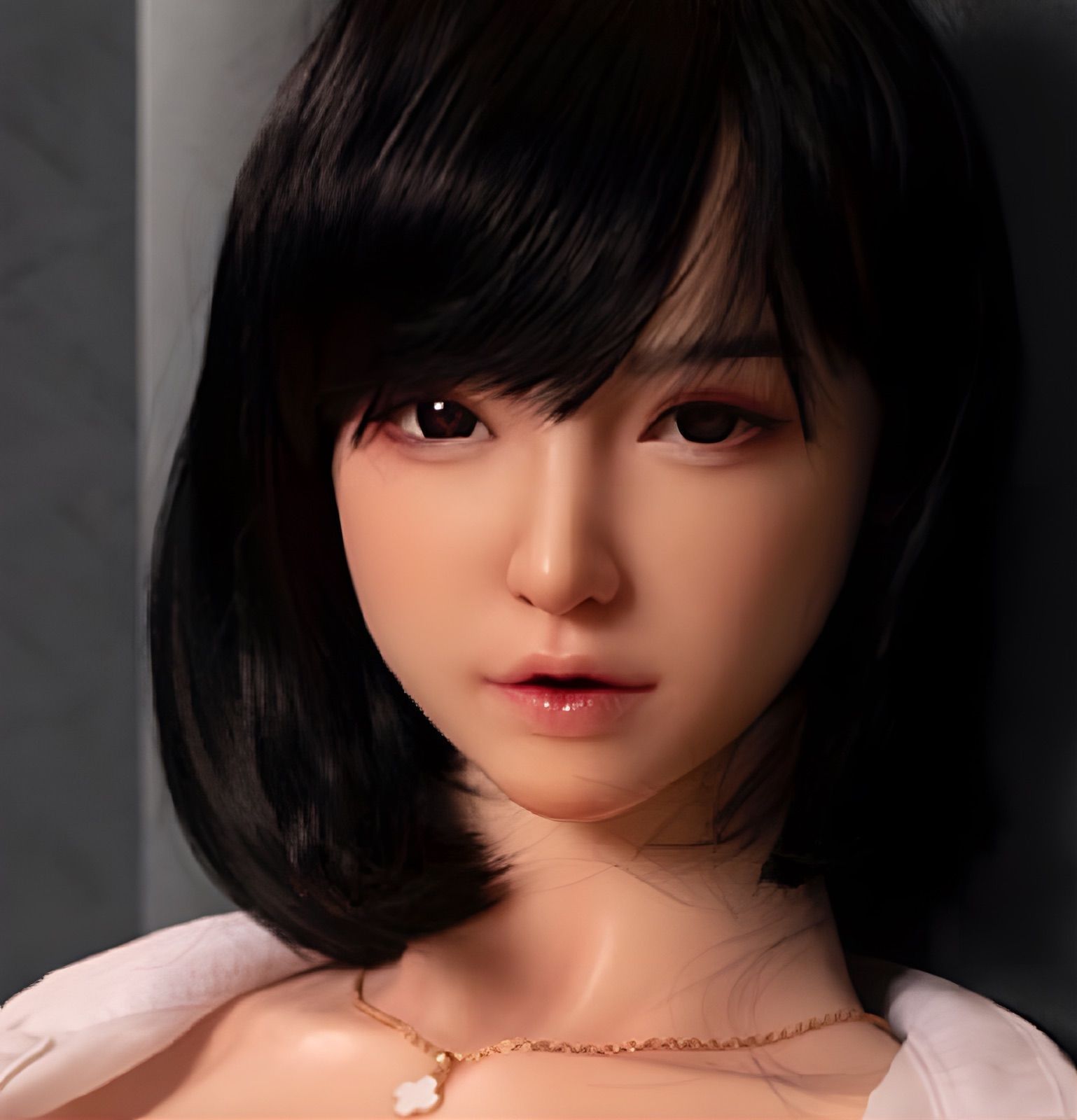 1|6 フィギュア 女性 ヘッド 手作業 手磨き リアル クオリティー 12インチ アジア系 ショート