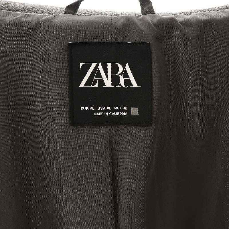 ザラ ZARA SOFT OVERSIZED COAT コート チェスター ロング XL