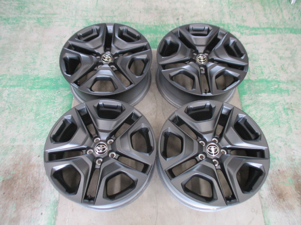 トヨタ RAV4 アドベンチャー マットブラック 純正アルミホイール