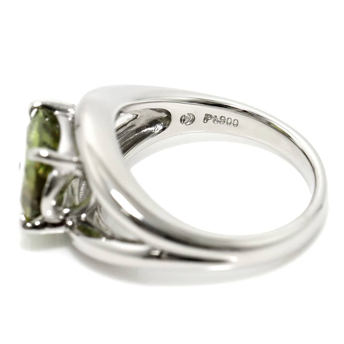 タサキ TASAKI 13号 リング スフェーン 2.75ct Pt プラチナ 田崎
