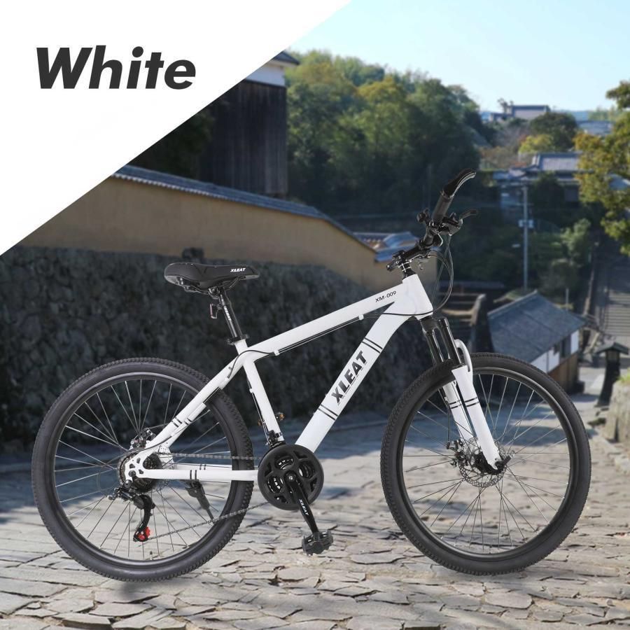 新品 未使用 マウンテンバイク 26インチ シマノ製 21段変速 スタンド付 