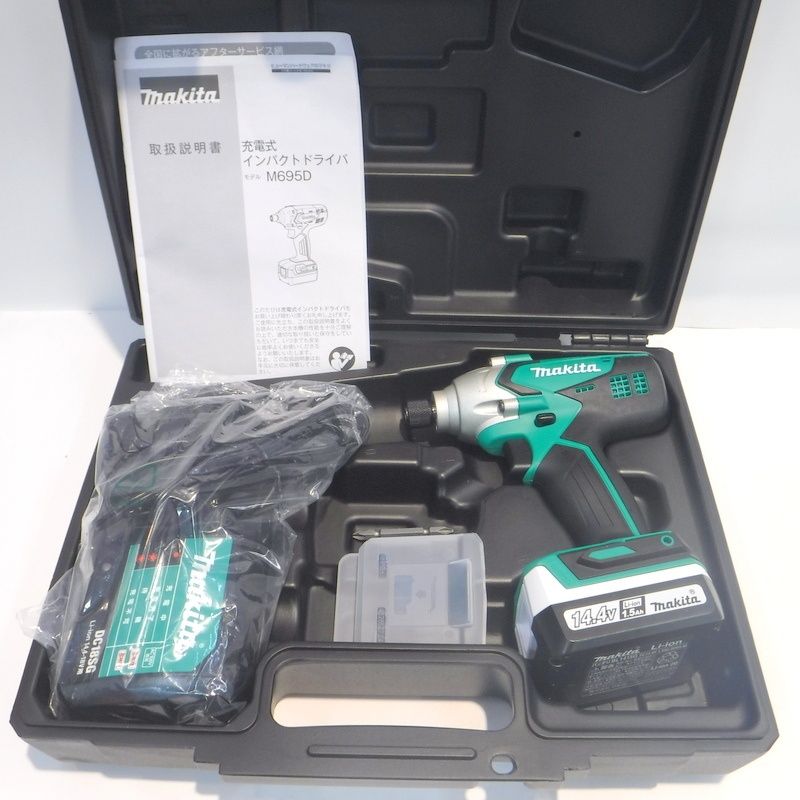 マキタ 充電式インパクトドライバー M695DS 未使用 フルセット 14.4V 1.5Ah DIY 電動工具 makita △ DW1816 -  メルカリ