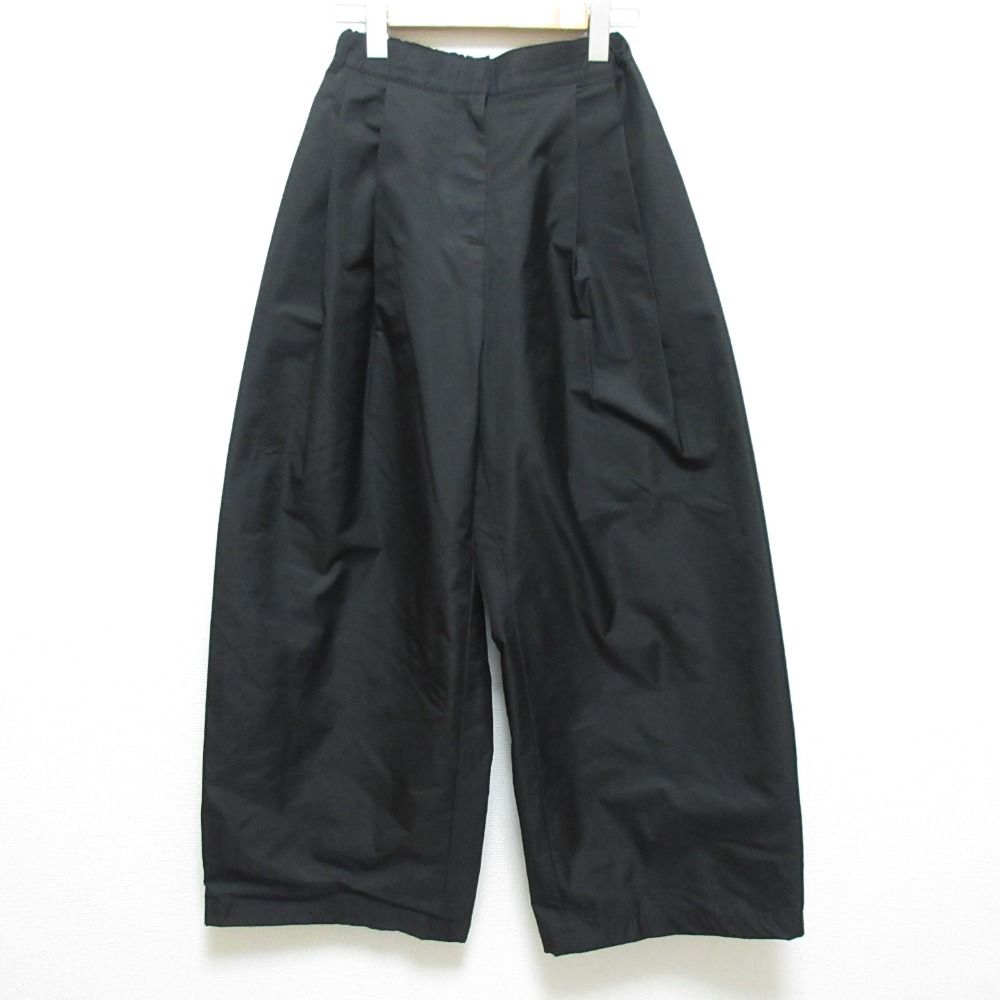 美品 23AW AMOMENTO アモーメント ツータックバルーンパンツ サイズ1  