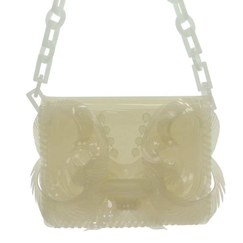 マメクロゴウチ Mame Kurogouchi Transparent Sculptural Mini Chain Bag ショルダーバッグ チェーン  PVC アイボリー MM-AC095 /KW - メルカリ