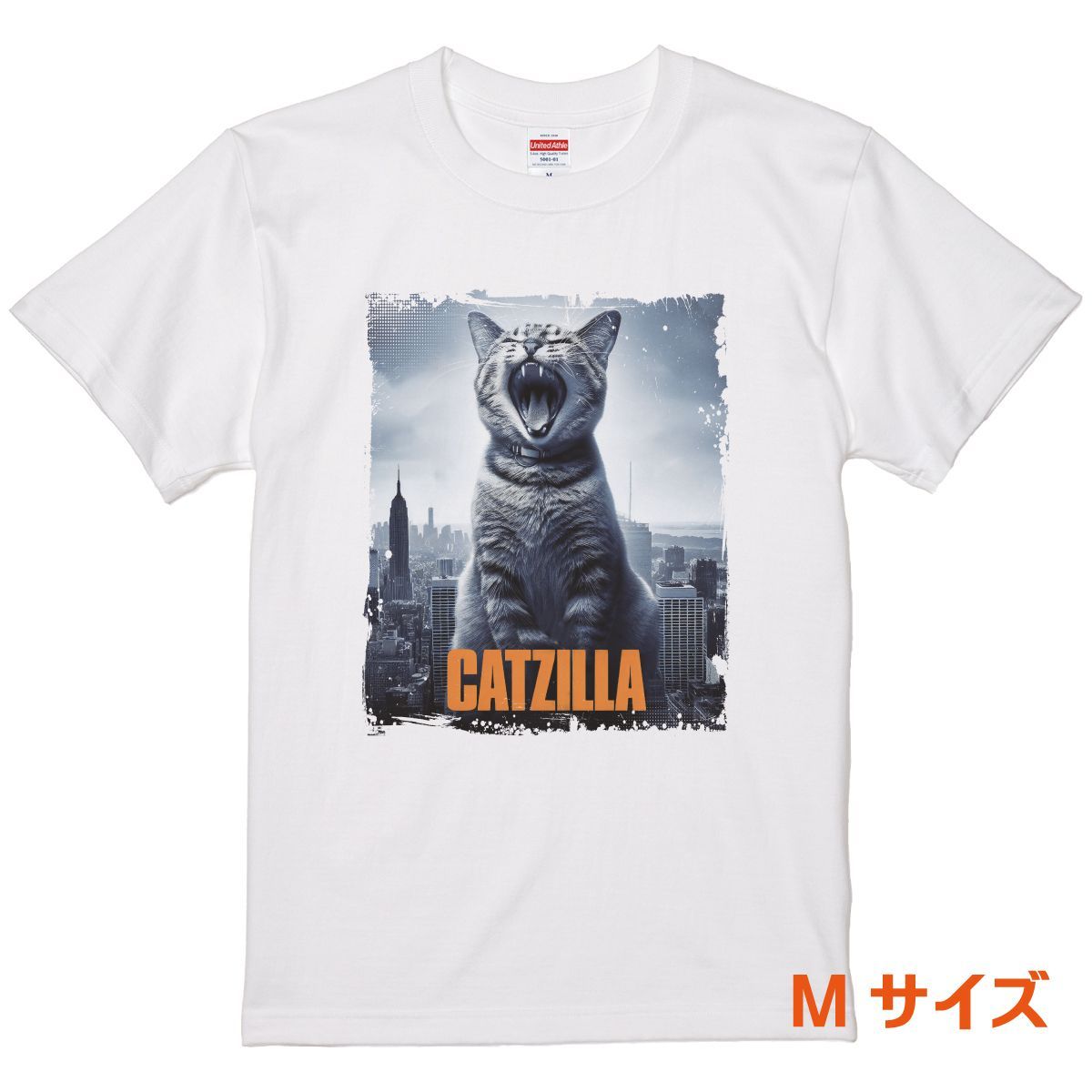 overprint×AckyBright コラボスエット怪獣ちゃん Lサイズ 怪獣王 Tシャツ(Lサイズ BLACK): アパレル／布製品／ゴジラ