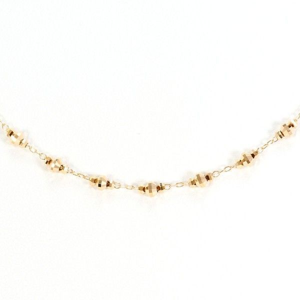 K18PG ネックレス necklace 総重量約3.1g 約45cm