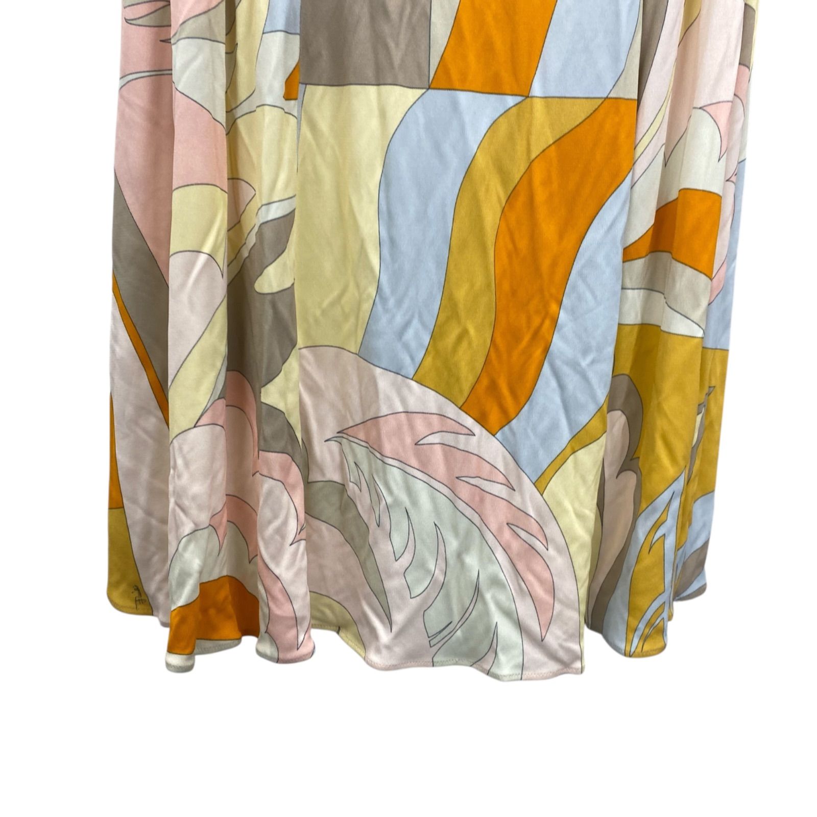 美品✨EMILIO PUCCI エミリオプッチ シルク100% フレアスカート