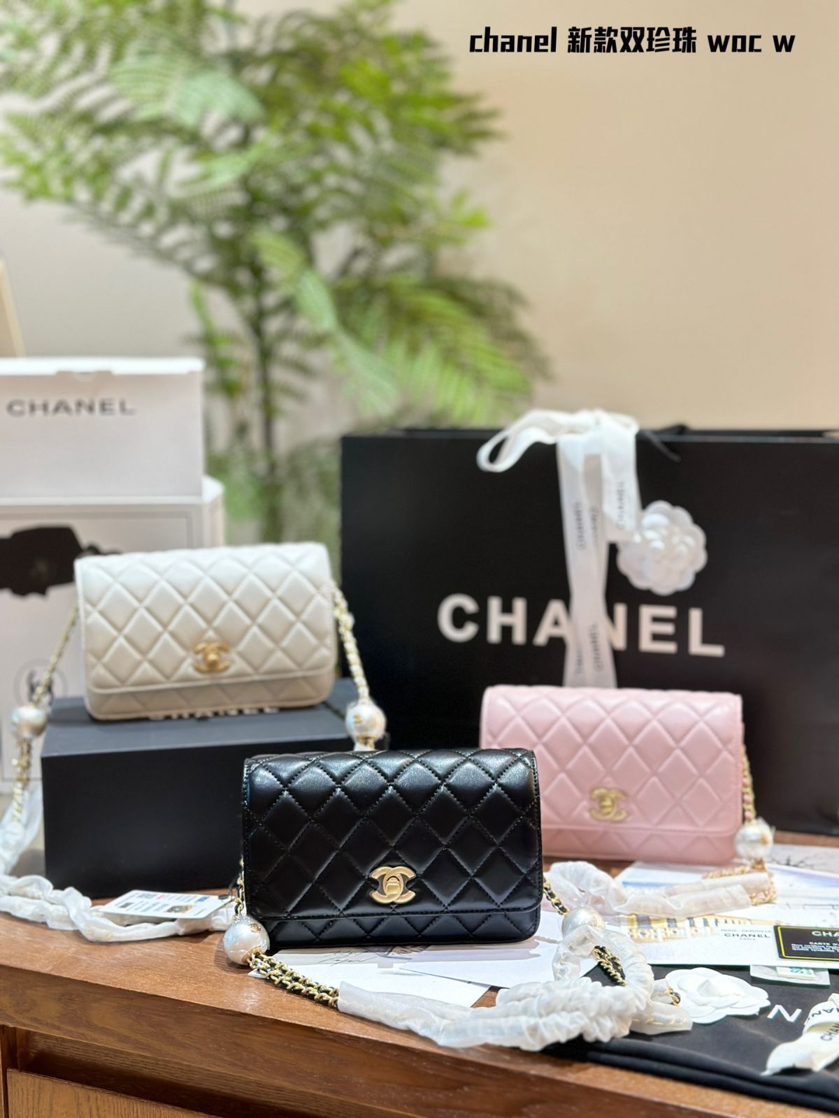 【特別感をまとう一品】CHANEL  ハンドバッグ CHANEL シャネル ココマーク トートバッグ カーフ レディース